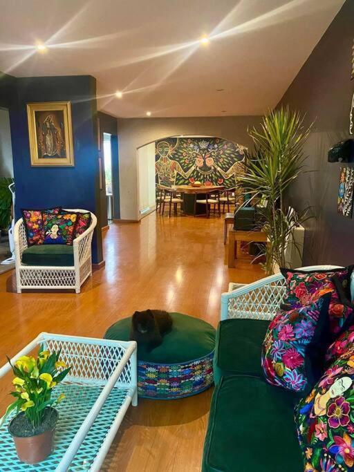 Luxurious Mid Century Modern Folk Art Home México DF Exterior foto
